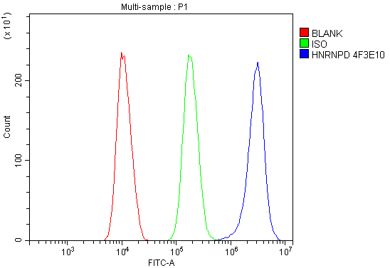 1 - Anti-hnRNP D/AUF1/HNRNPD Antibody Picoband™ (monoclonal, 4F3) ABO14969